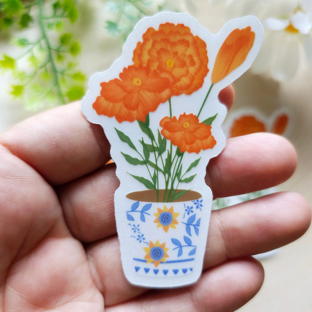 
                  
                    Clear Marigold sticker
                  
                