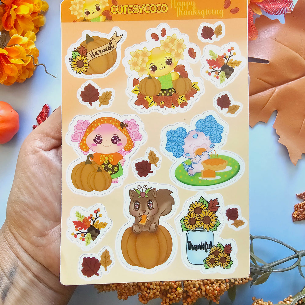 
                      
                        Fall Cocos kawaii sticker sheet
                      
                    