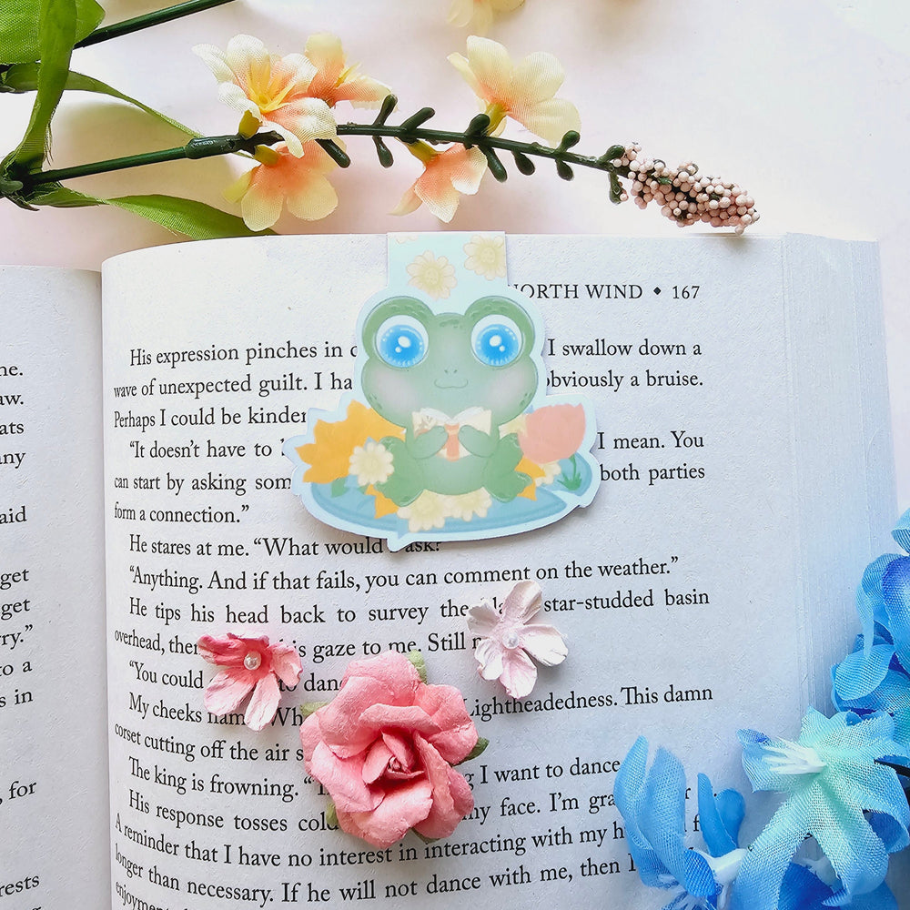 Reading Froggy Magnetic Bookmark