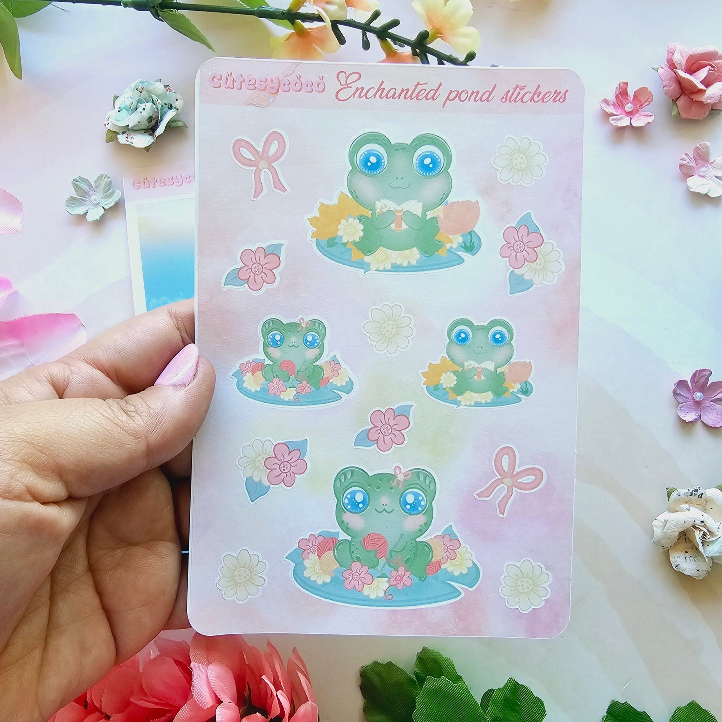 Enchanted Pond Bullet Journal Stickers