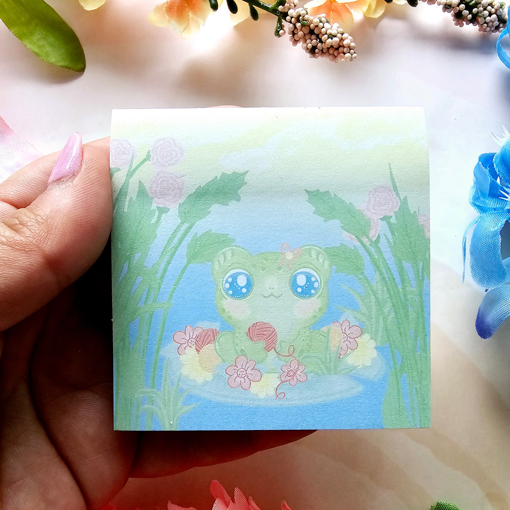 
                      
                        ENCHANTED FROG POND STICKY NOTE
                      
                    