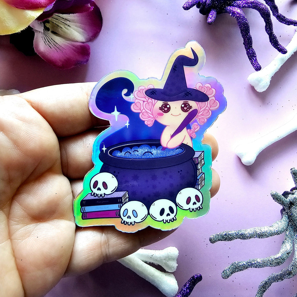 
                      
                        Holographic witch Kawaii Stickers
                      
                    