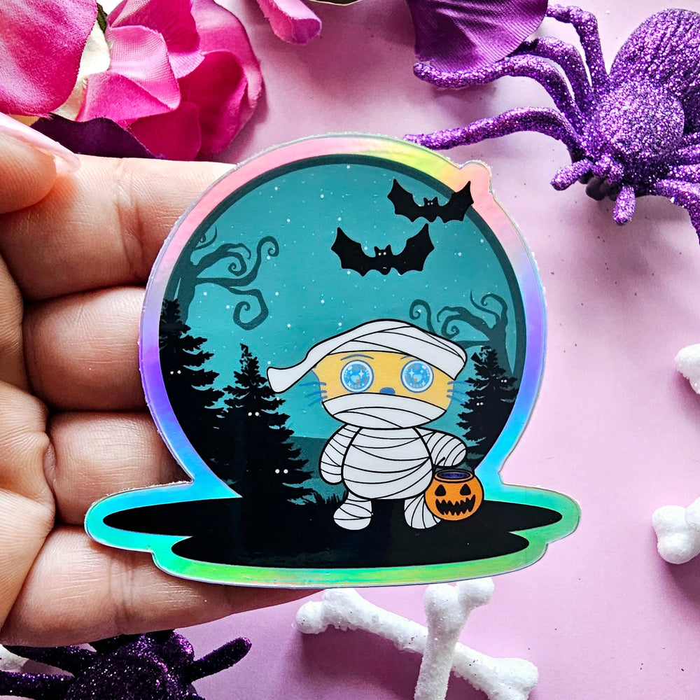 
                  
                    Holographic mummy Kawaii Stickers
                  
                