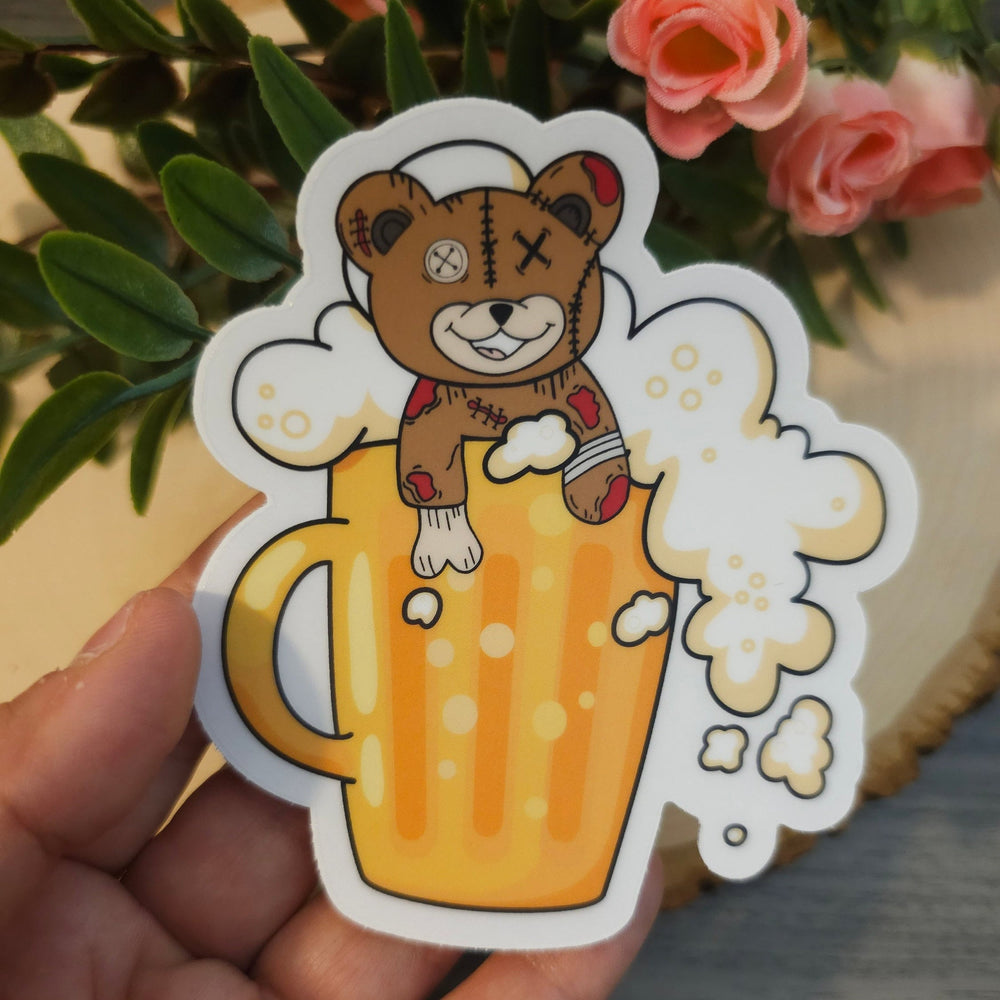 
                      
                        Bear beer sticker
                      
                    