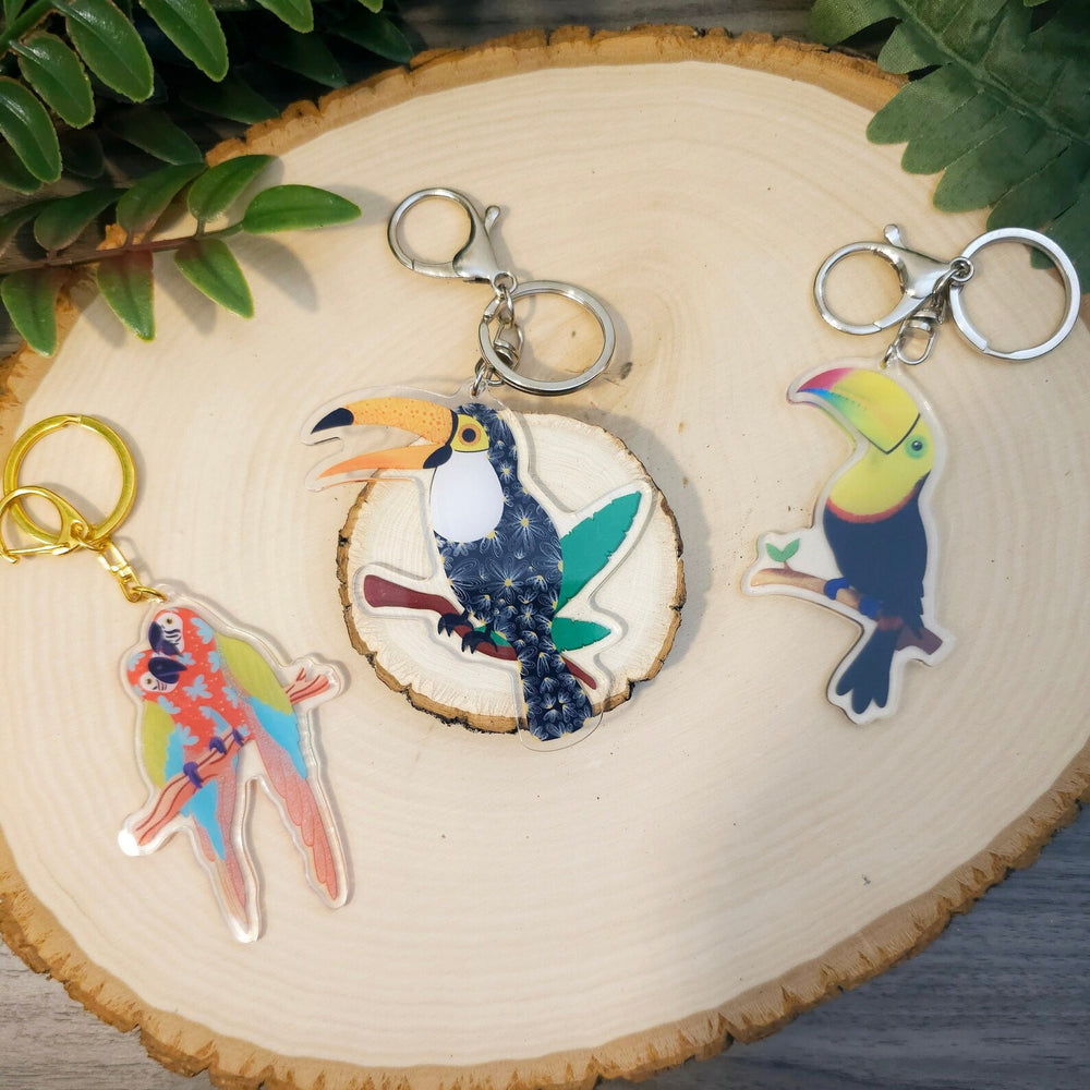 
                      
                        Macaw Keychains
                      
                    