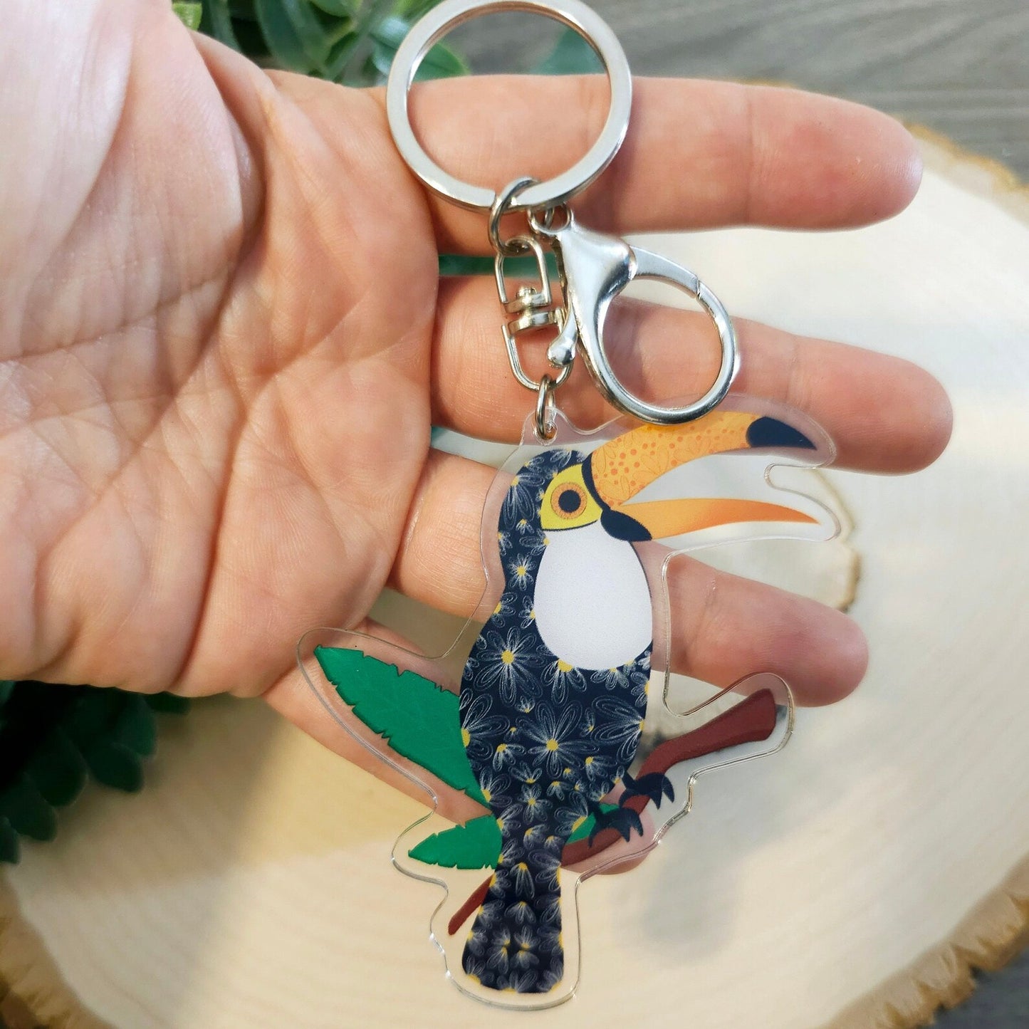 Toucan Keychain