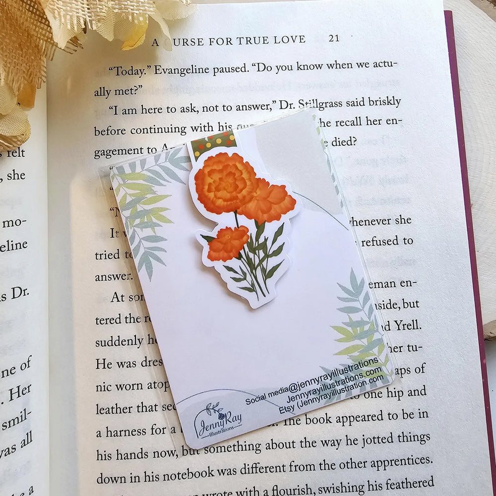 Marigold Magnetic Bookmark