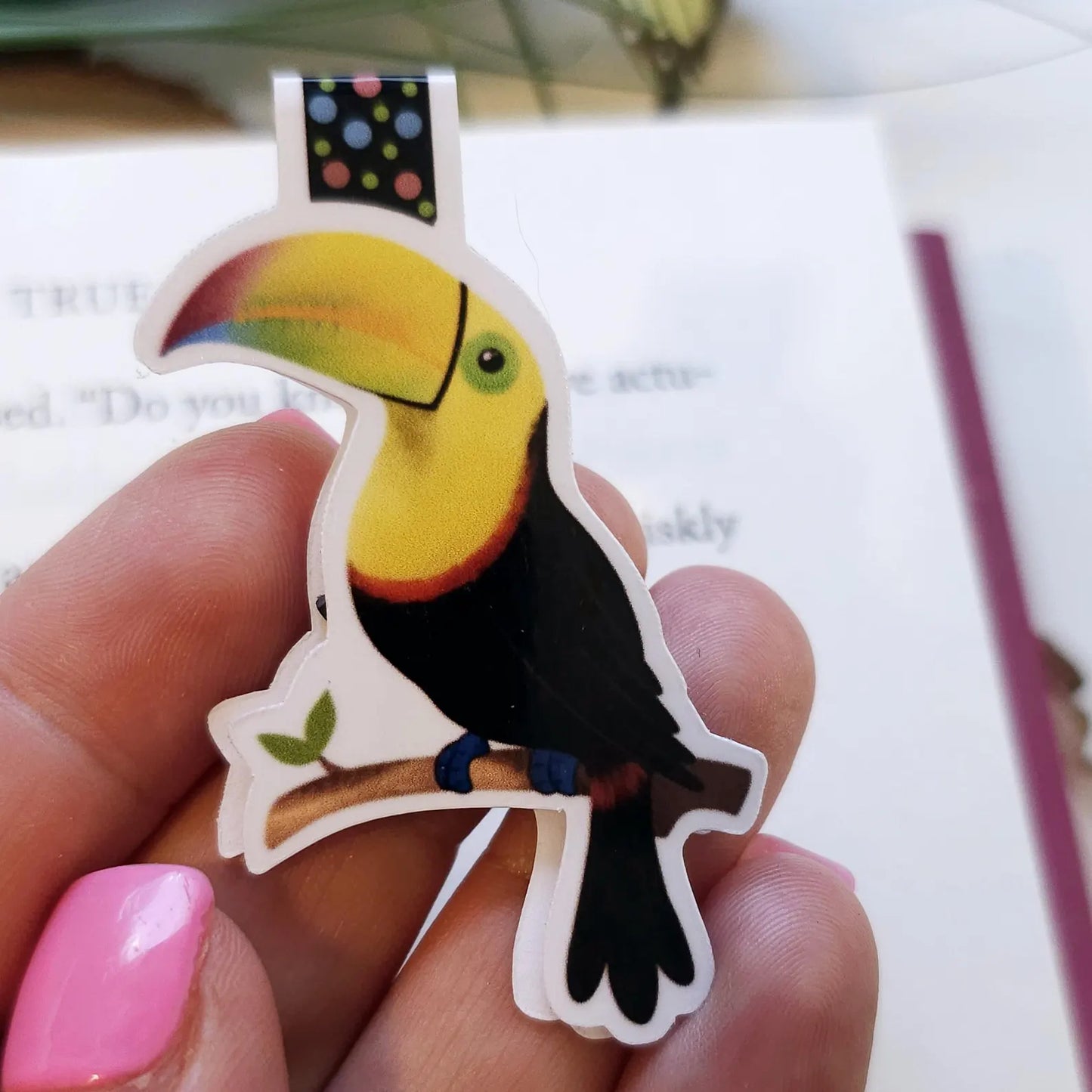 Toucan magnetic Bookmark