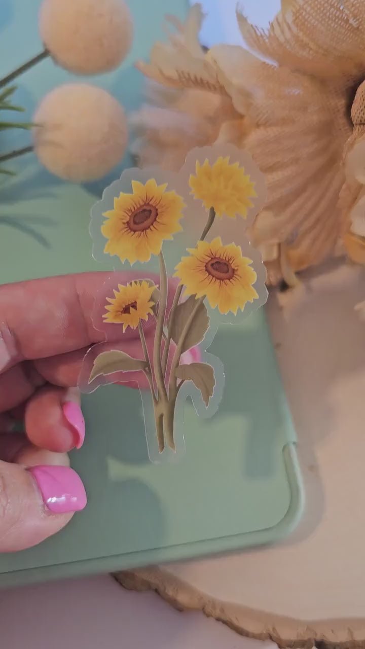 Sunflower Sticker